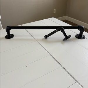 Industrial/Farmhouse Bathroom Towel Bar and TP Holder